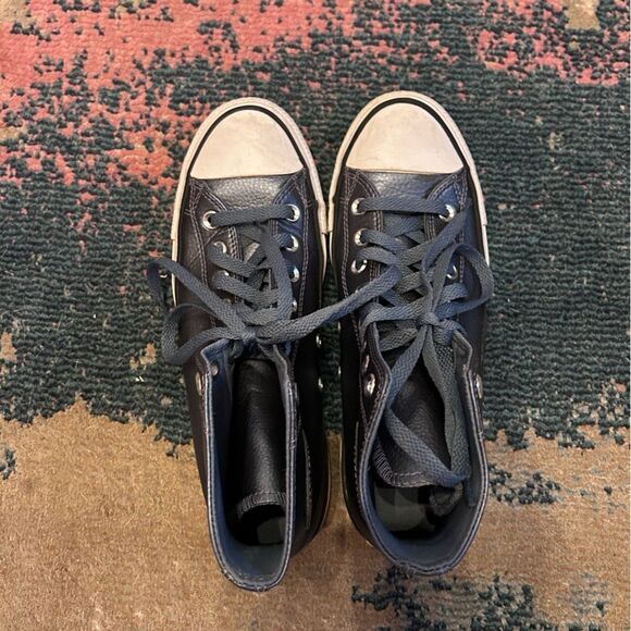 Excellent condition blue metallic converse - Picture 8 of 8